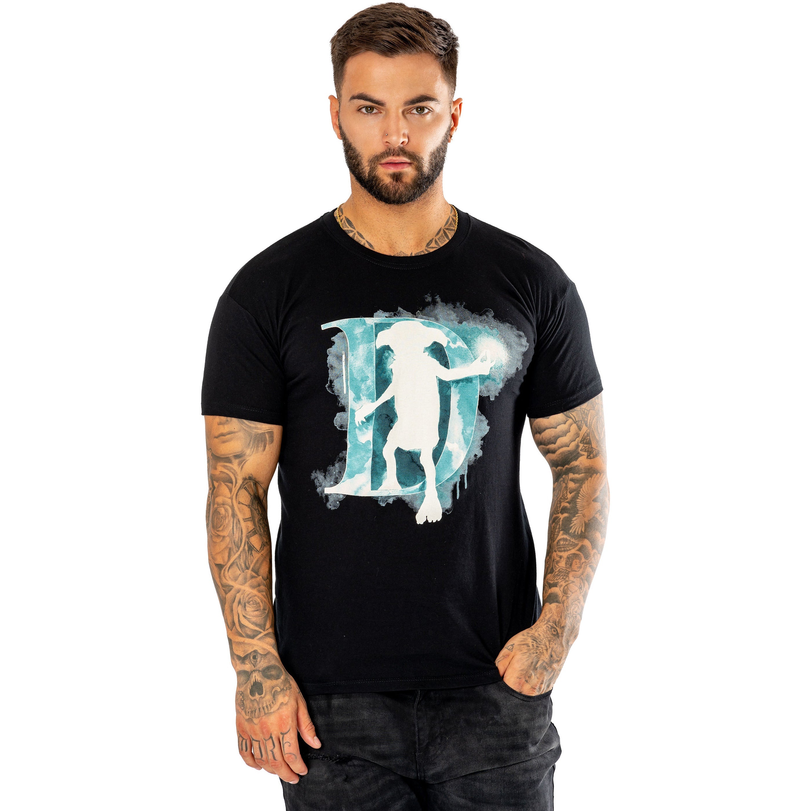 Dobby Watercolour Black Harry Potter Unisex T-Shirt