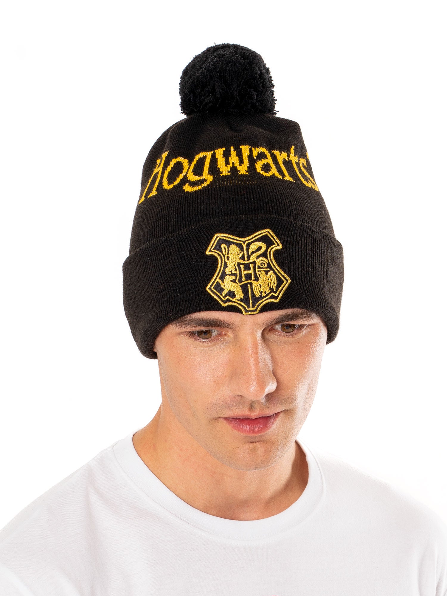 Hogwarts Black And Gold Harry Potter Beanie