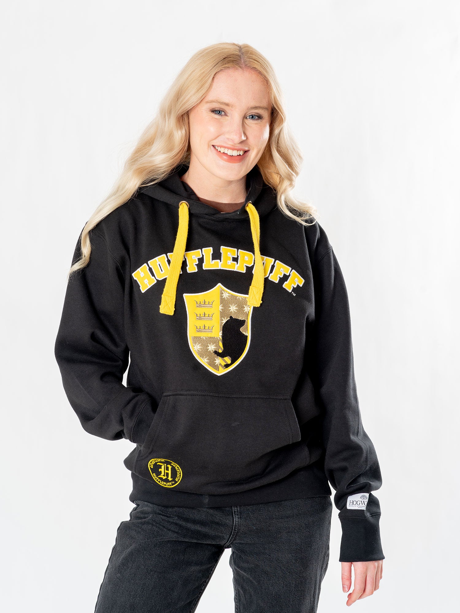 Hufflepuff Adult Harry Potter Deluxe Hoodie