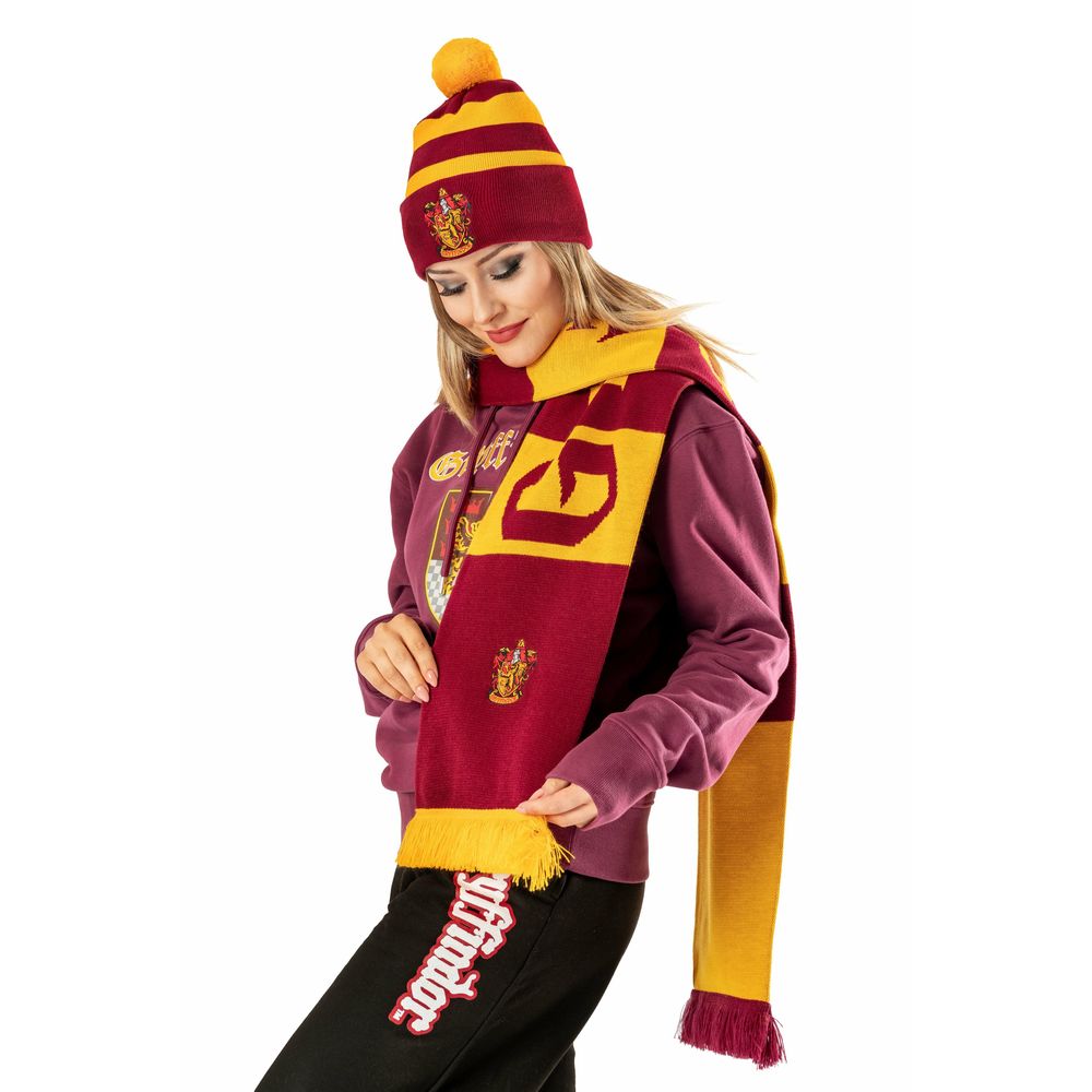 Gryffindor Long Length Embroidered Harry Potter Scarf