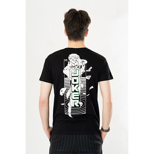 Joker Black Jester Front/Back Logo T-Shirt