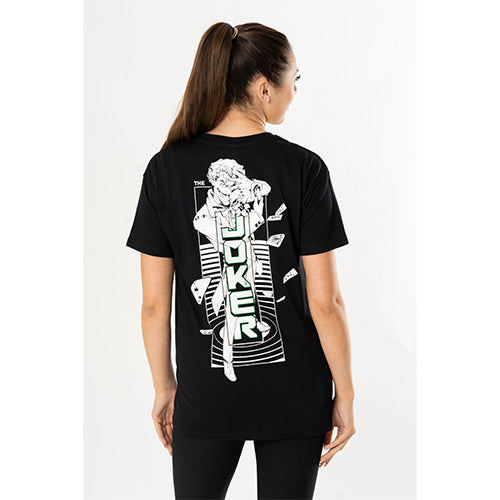Joker Black Jester Front/Back Logo T-Shirt