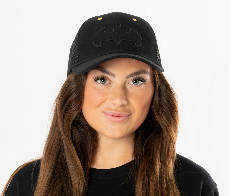 Batman Black Trucker Cap
