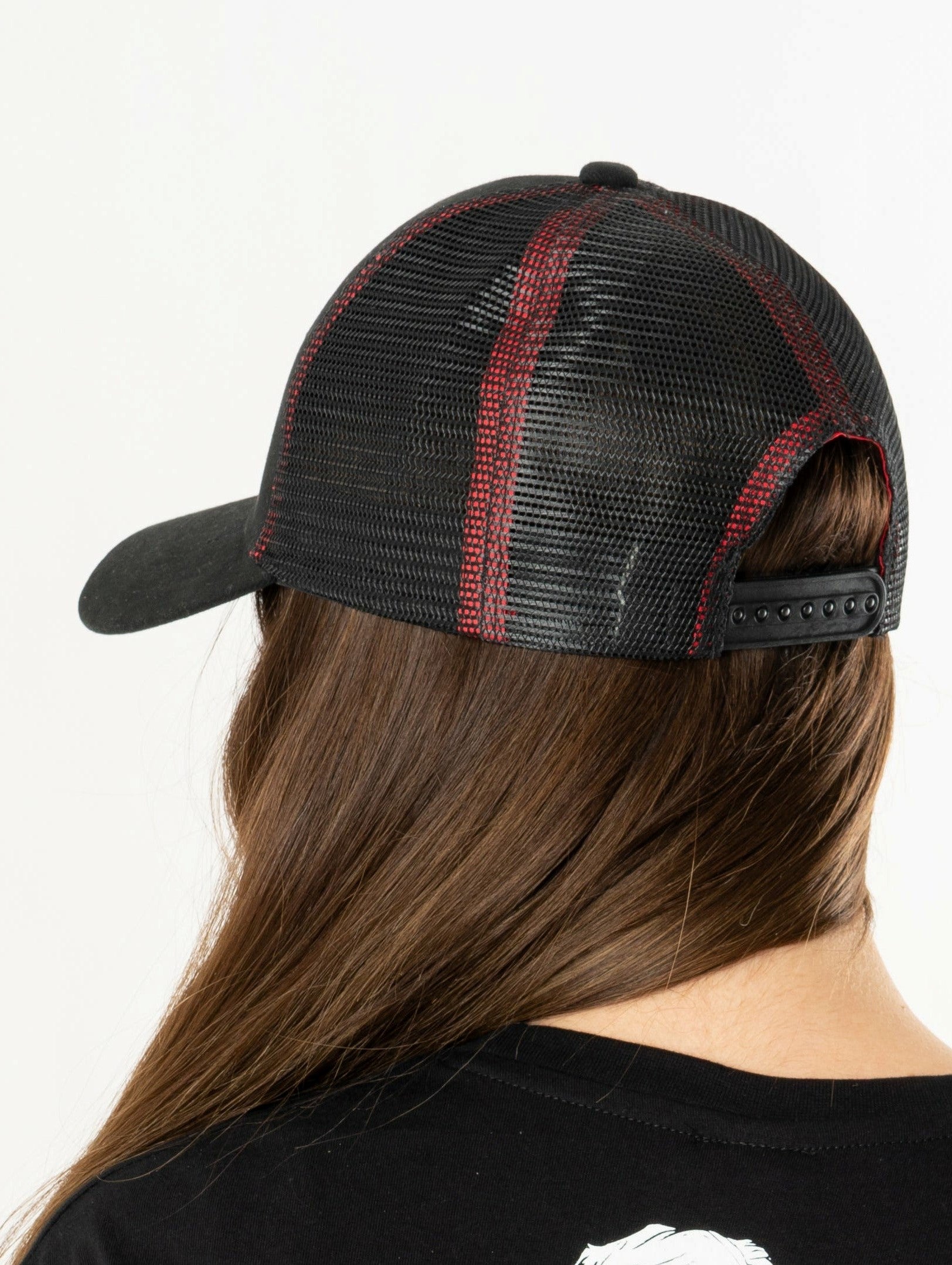 Superman Black Trucker Cap