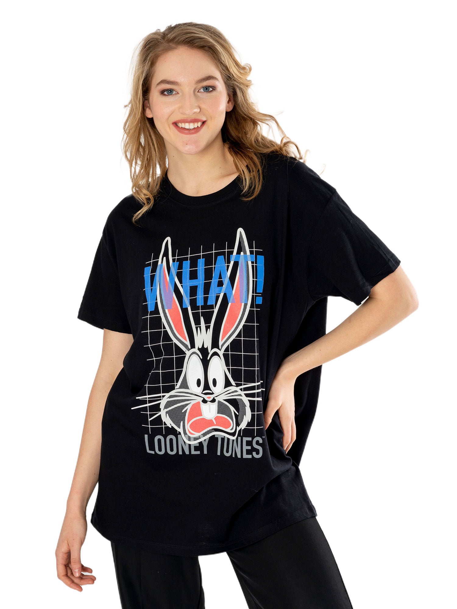 Looney Tunes Womens Oversized Bugs Unisex T-Shirt