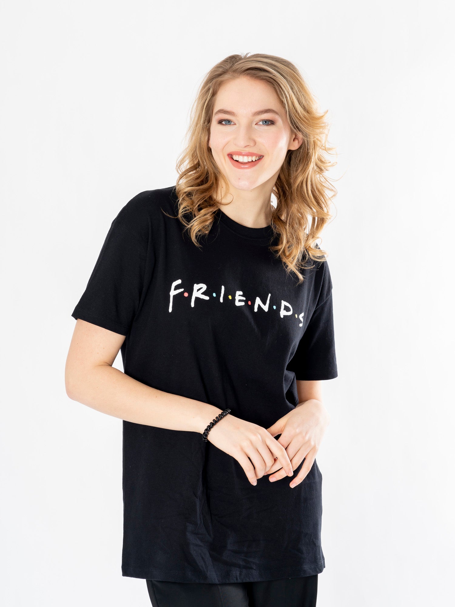 Friends Mens Black How You Doin? T-Shirt