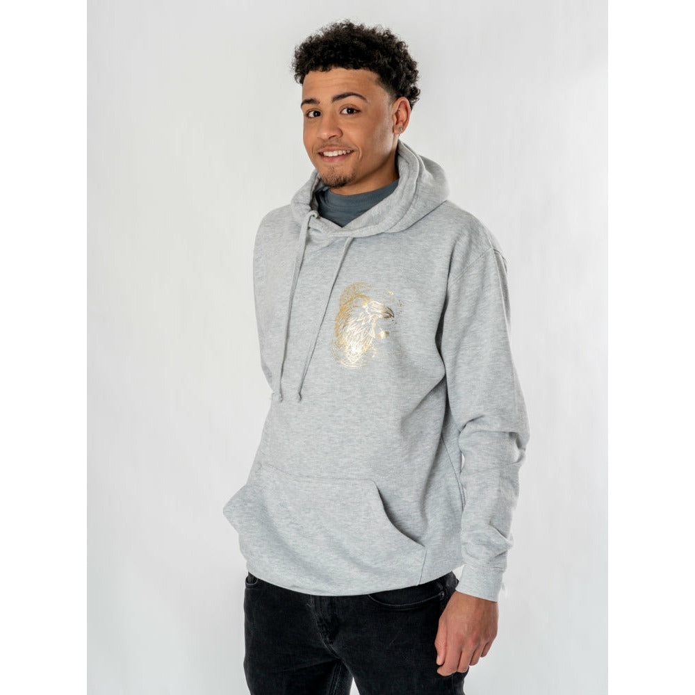 Harry Potter Unisex Grey Marl Ravenclaw Zodiac Hoodie