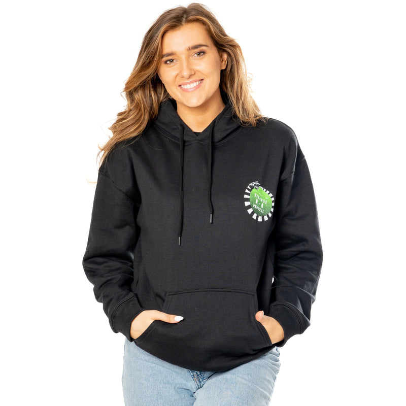 Beetlejuice Adult Unisex Black Front and Back World Tour Hoodie