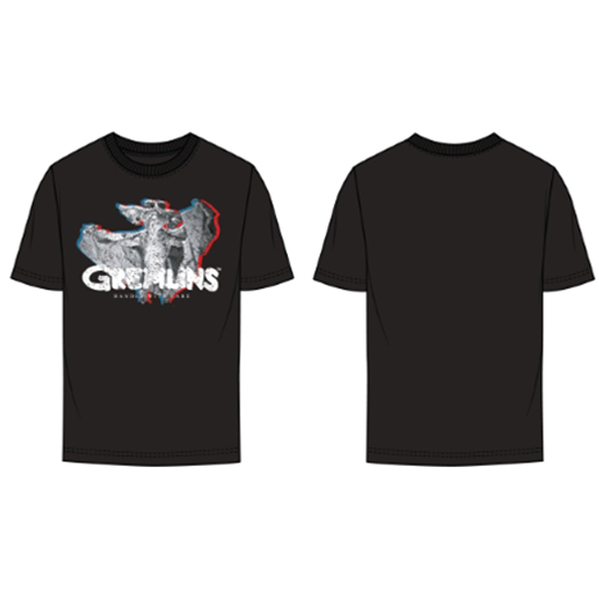 Gremlins Adult Unisex Black Flasher T-Shirt