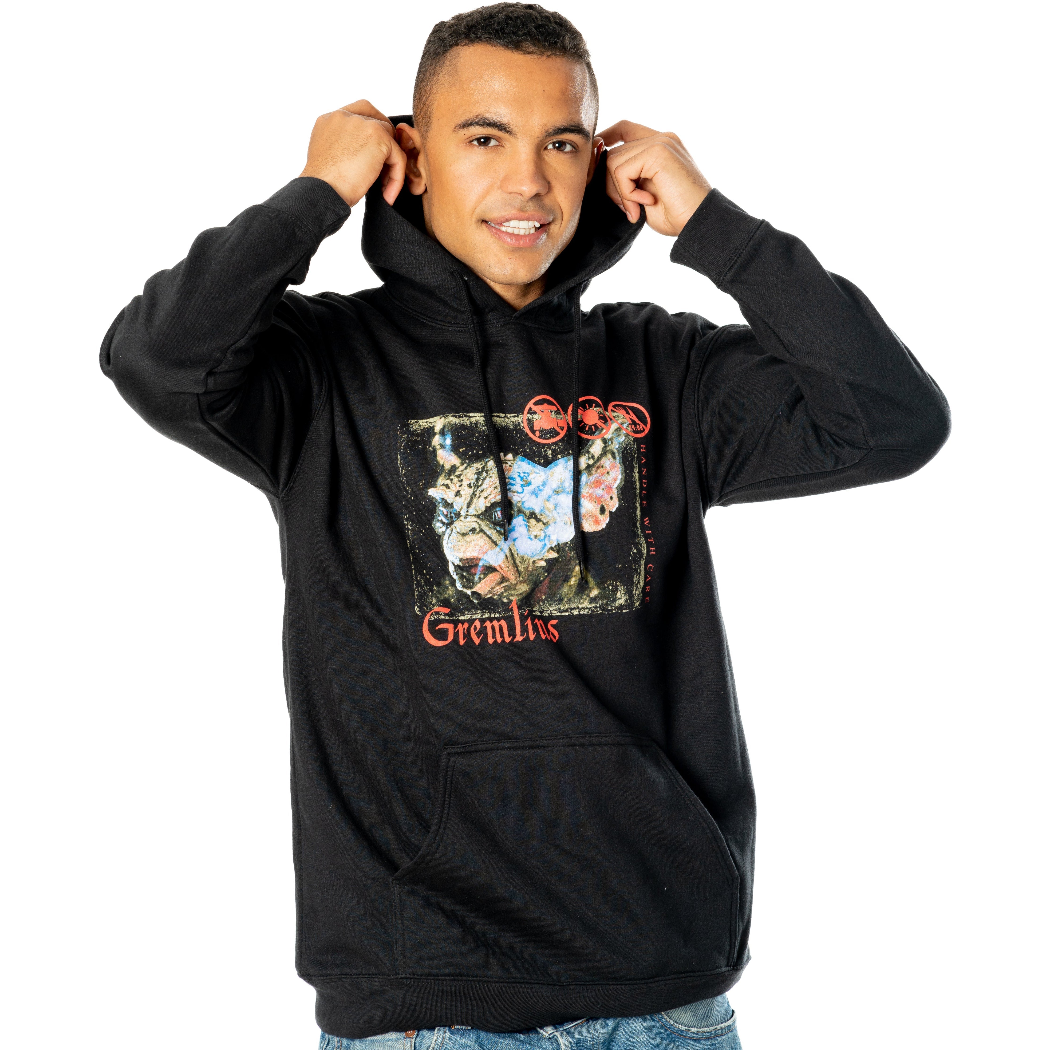 Gremlins Adult Unisex Black Smoke Hoodie