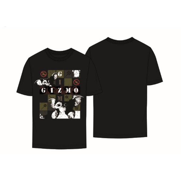 Gremlins Adult Unisex Black Multi-Gizmo T-Shirt