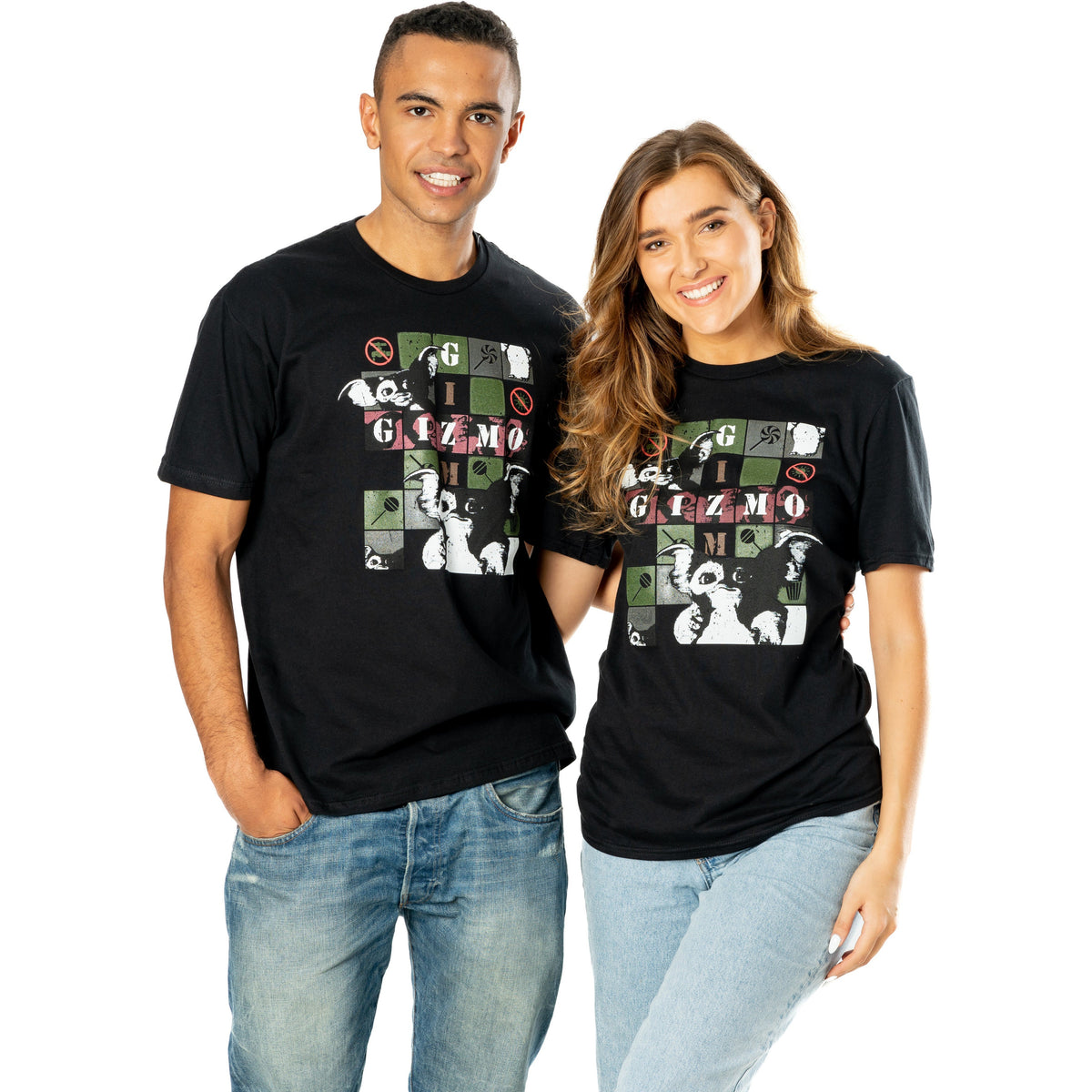 Gremlins Adult Unisex Black Multi-Gizmo T-Shirt 2
