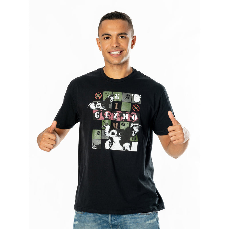 Gremlins Adult Unisex Black Multi-Gizmo T-Shirt
