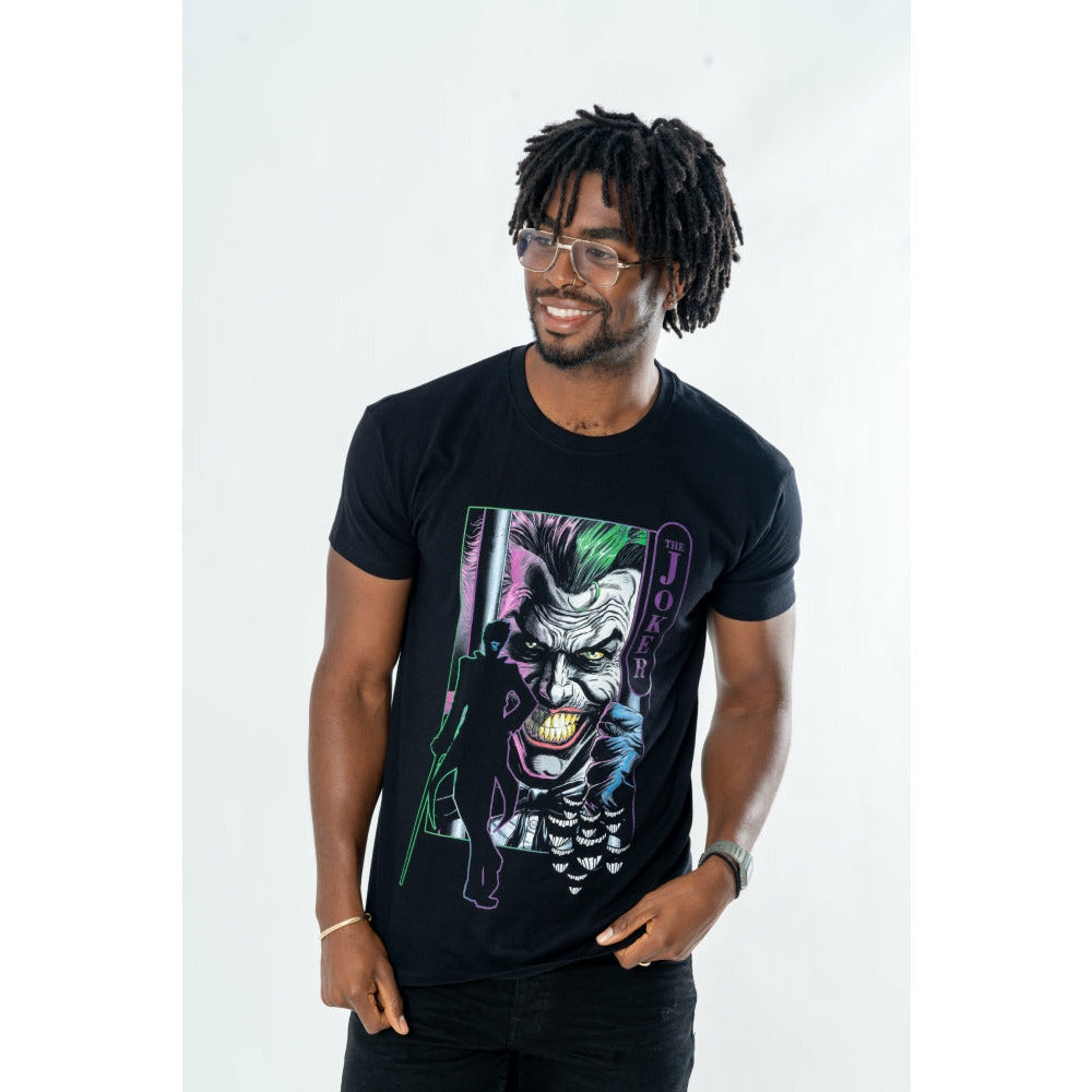 Joker Adult Unisex Black Jail T-Shirt
