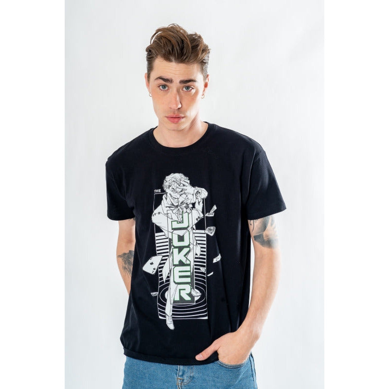 The Joker Adult Unisex Black Jester T-Shirt