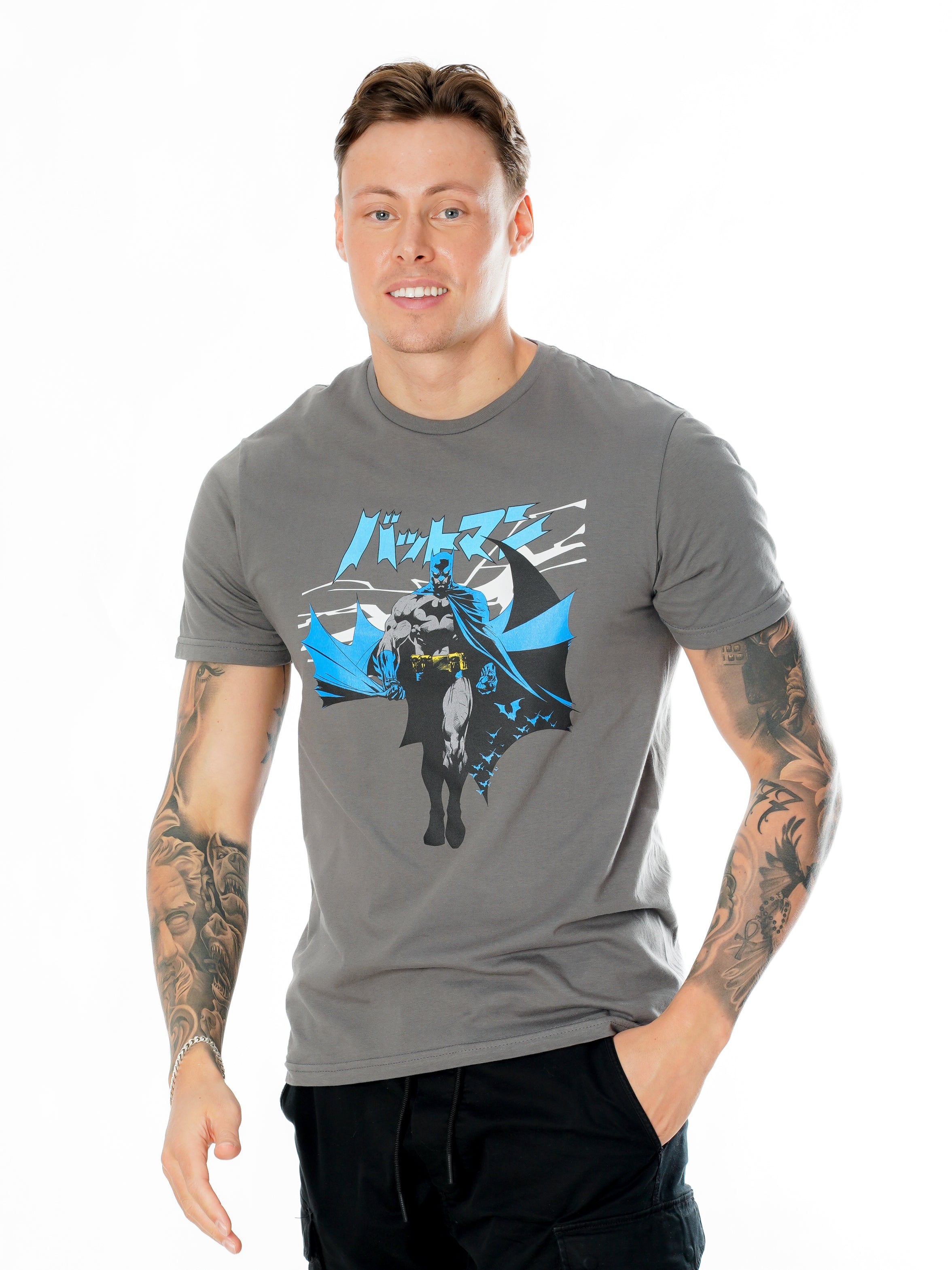 Batman Manga Cape T-Shirt