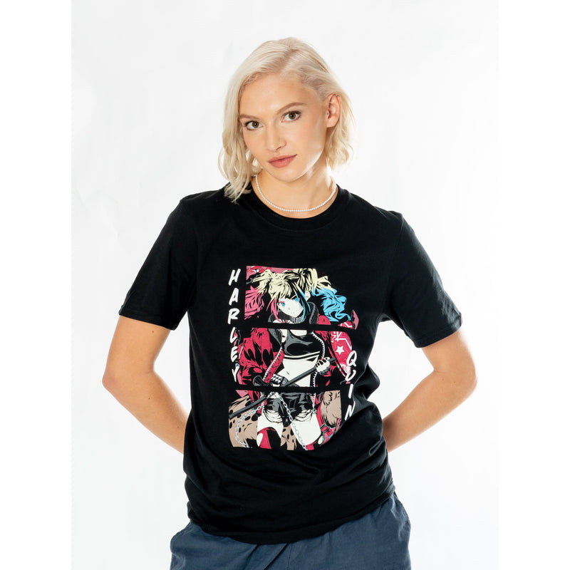 Harley Quinn Black Adult Anime Comic T-Shirt