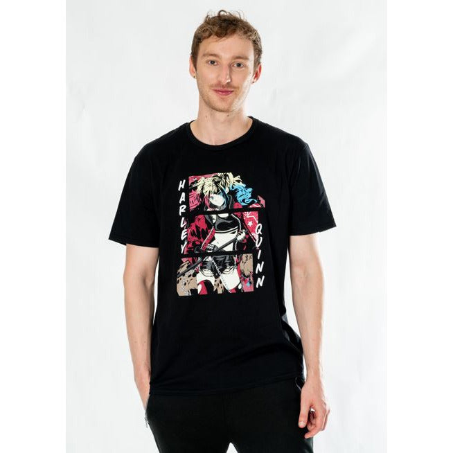 Harley Quinn Black Adult Anime Comic T-Shirt