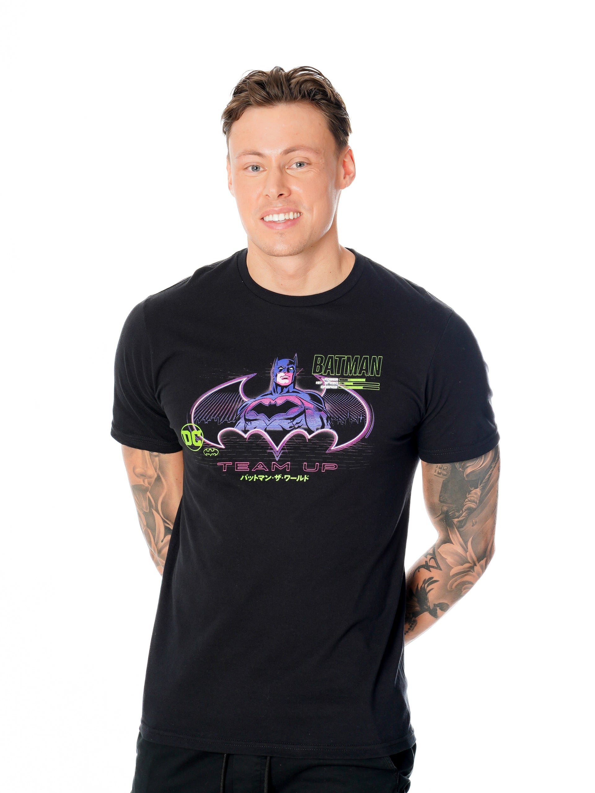 Batman Anime Matrix Grid Tshirt