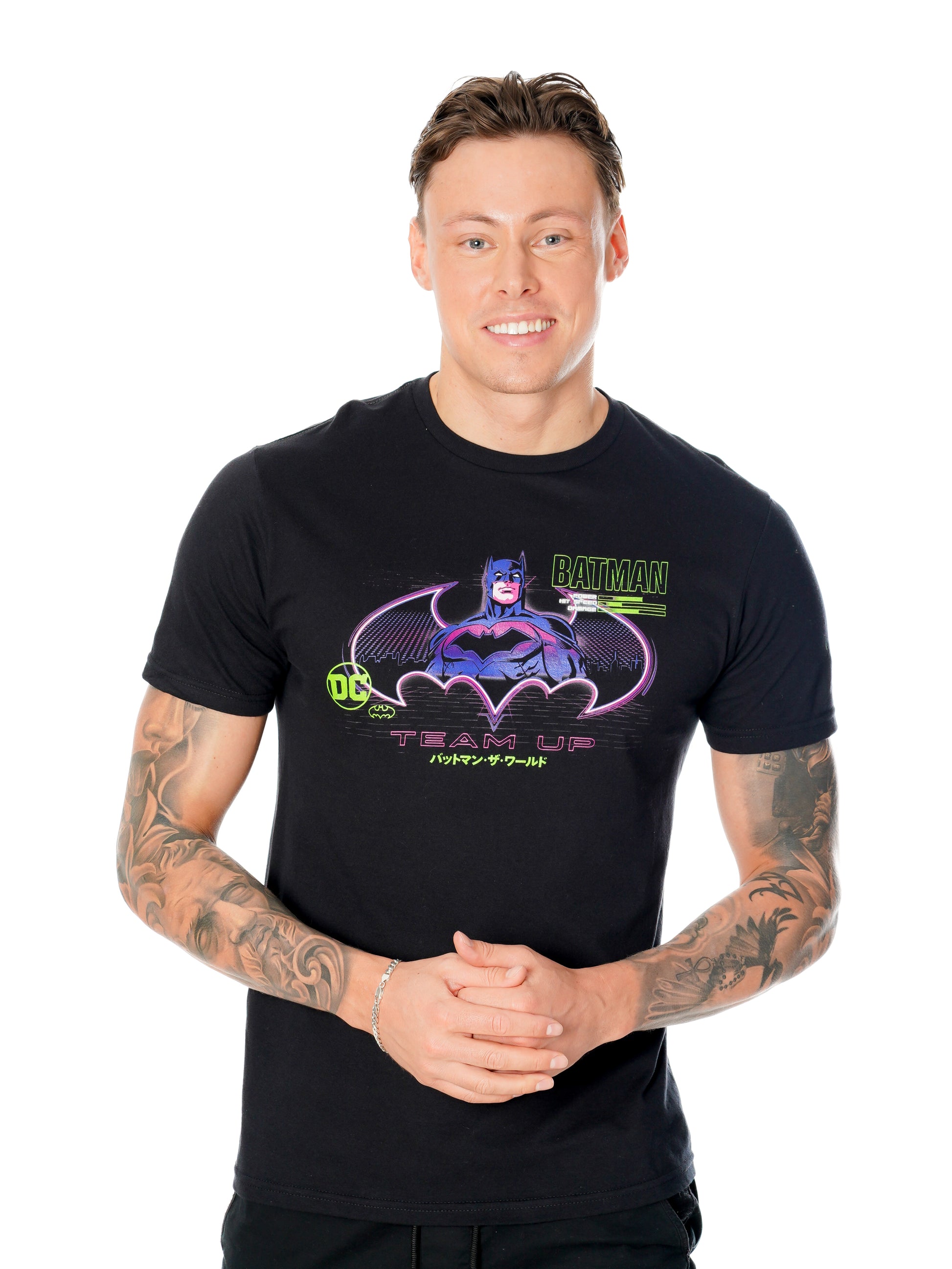 Batman Anime Matrix Grid Tshirt