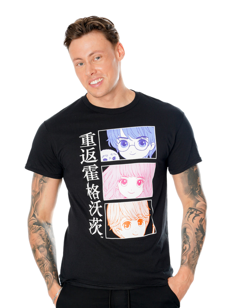 Harry Potter Anime Hogwarts Tshirt