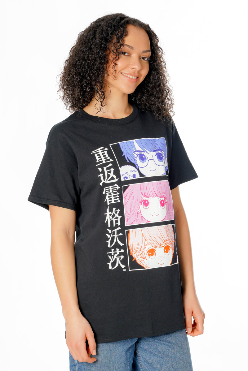 Harry Potter Anime Hogwarts Tshirt