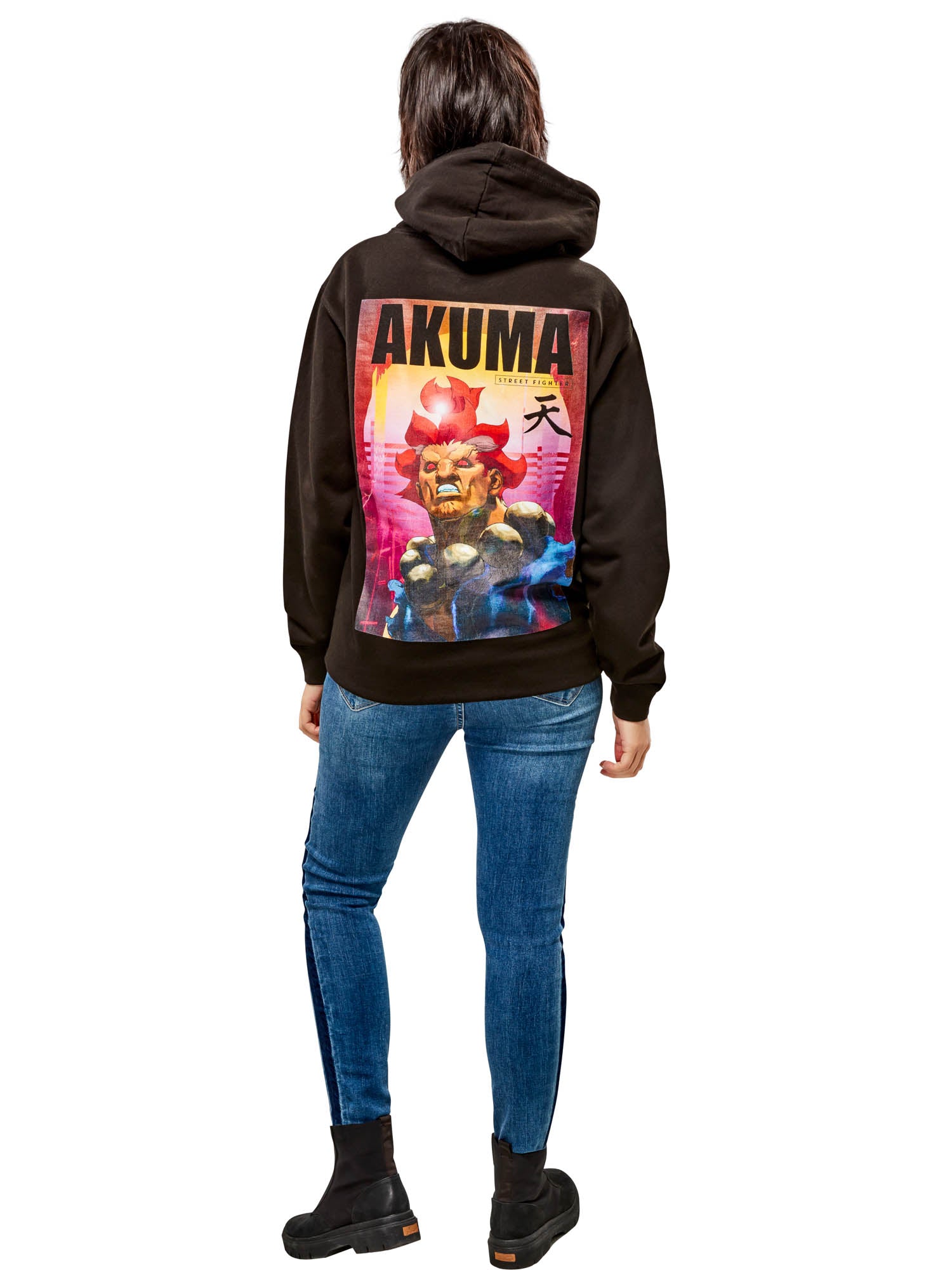 Street Fighter Akuma Reverse Hoodie