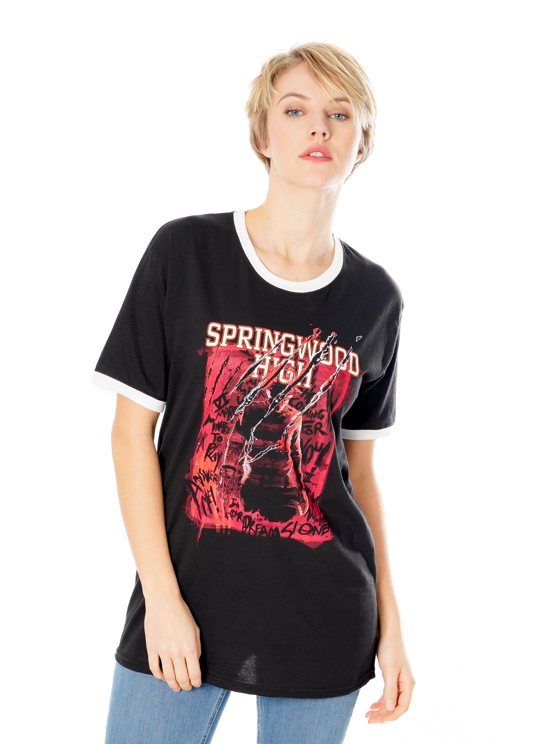 Nightmare On Elm Street Springwood High Tshirt