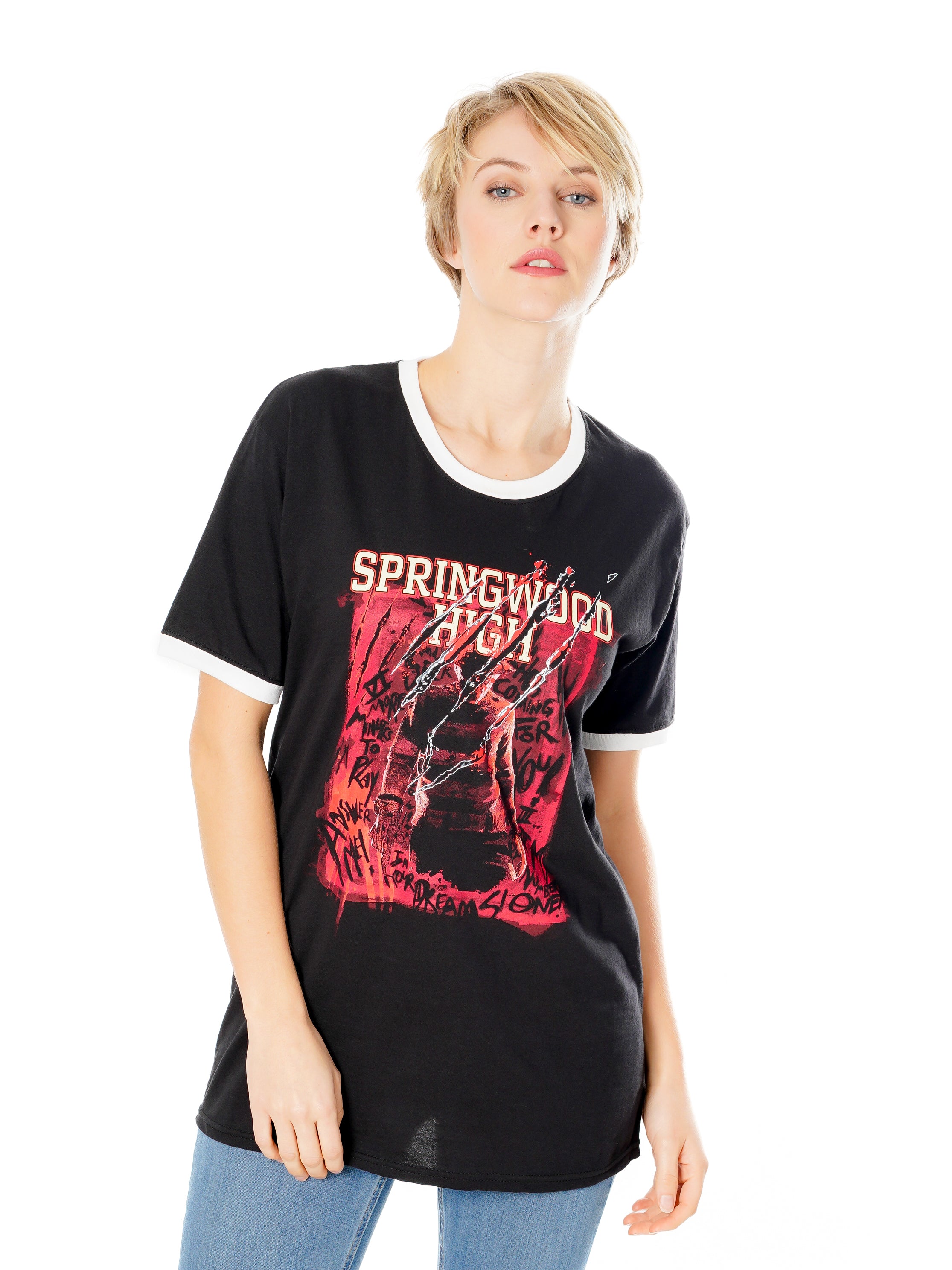 Nightmare On Elm Street Springwood High Tshirt