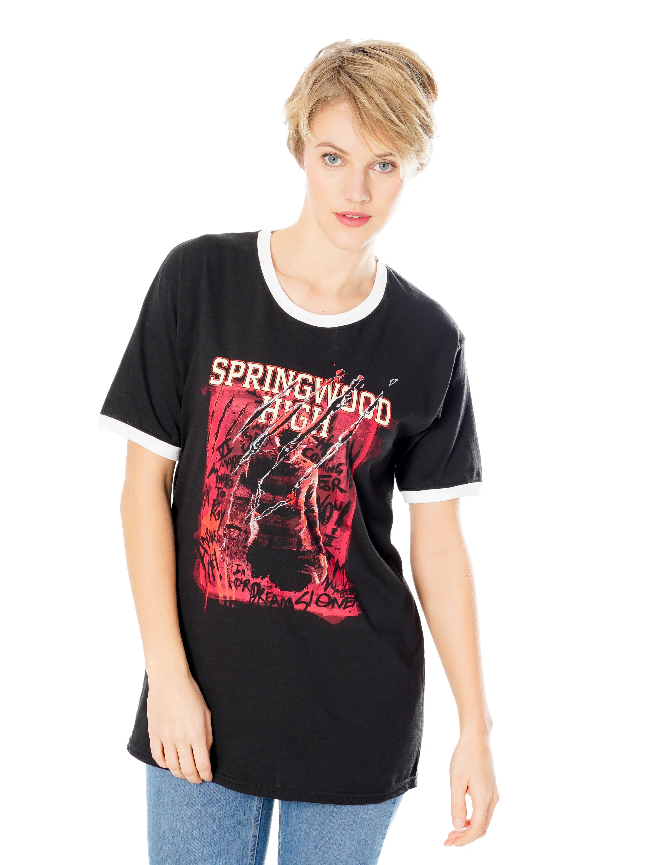 Nightmare On Elm Street Springwood High Tshirt