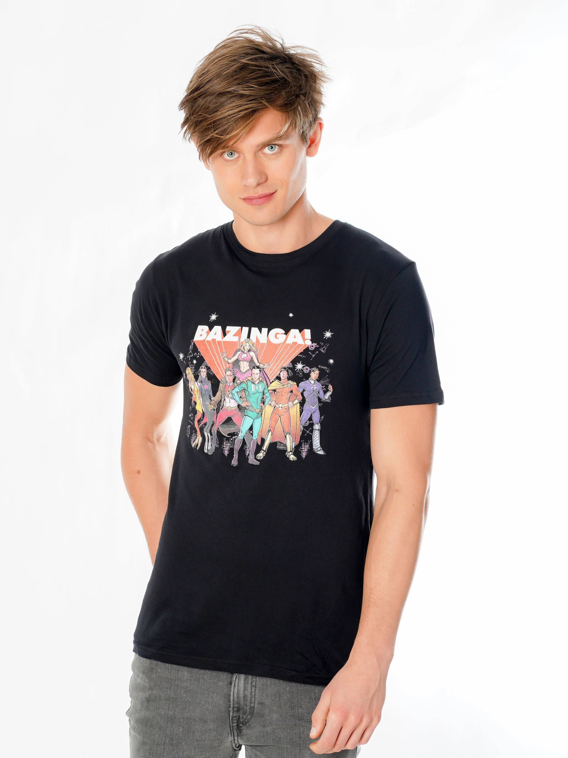 Big Bang Theory Superheroes T-shirt