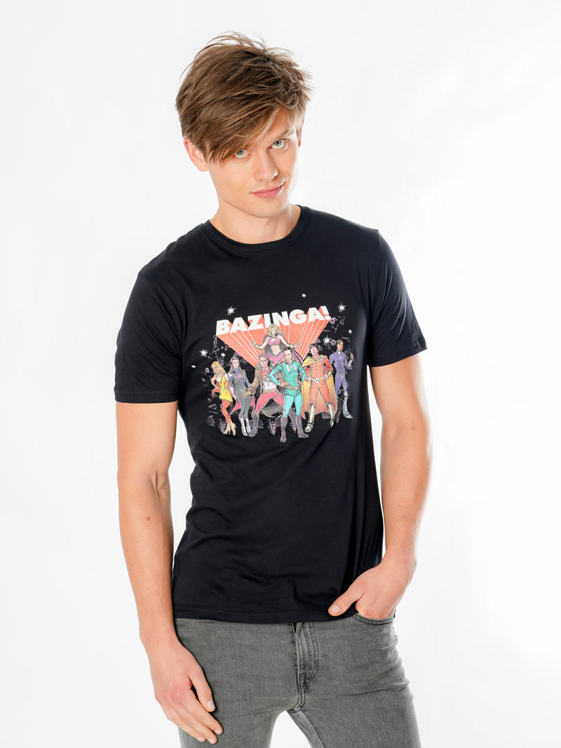 Big Bang Theory Superheroes T-shirt