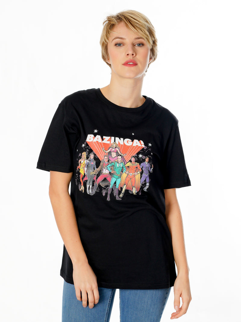 Big Bang Theory Superheroes T-shirt