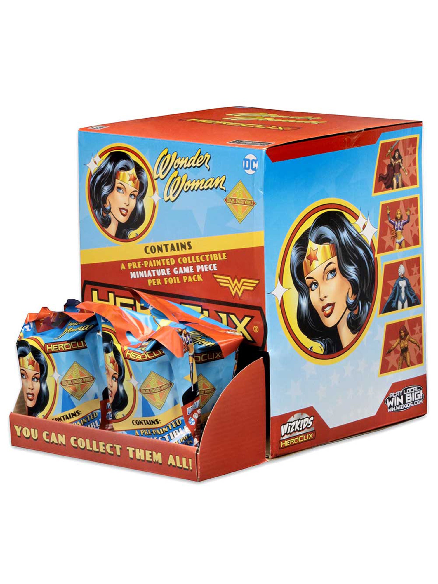Wonder Woman Gravity Feed Countertop Display Heroclix