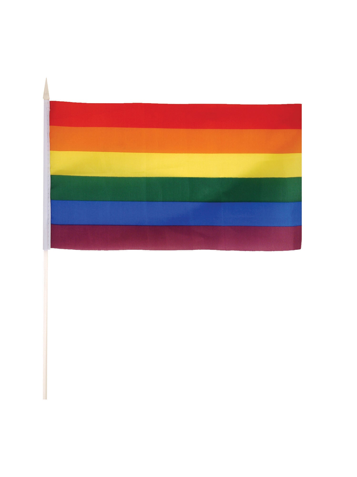 Rainbow Flag (On Stick) 29X17Cm (Pack of 50)
