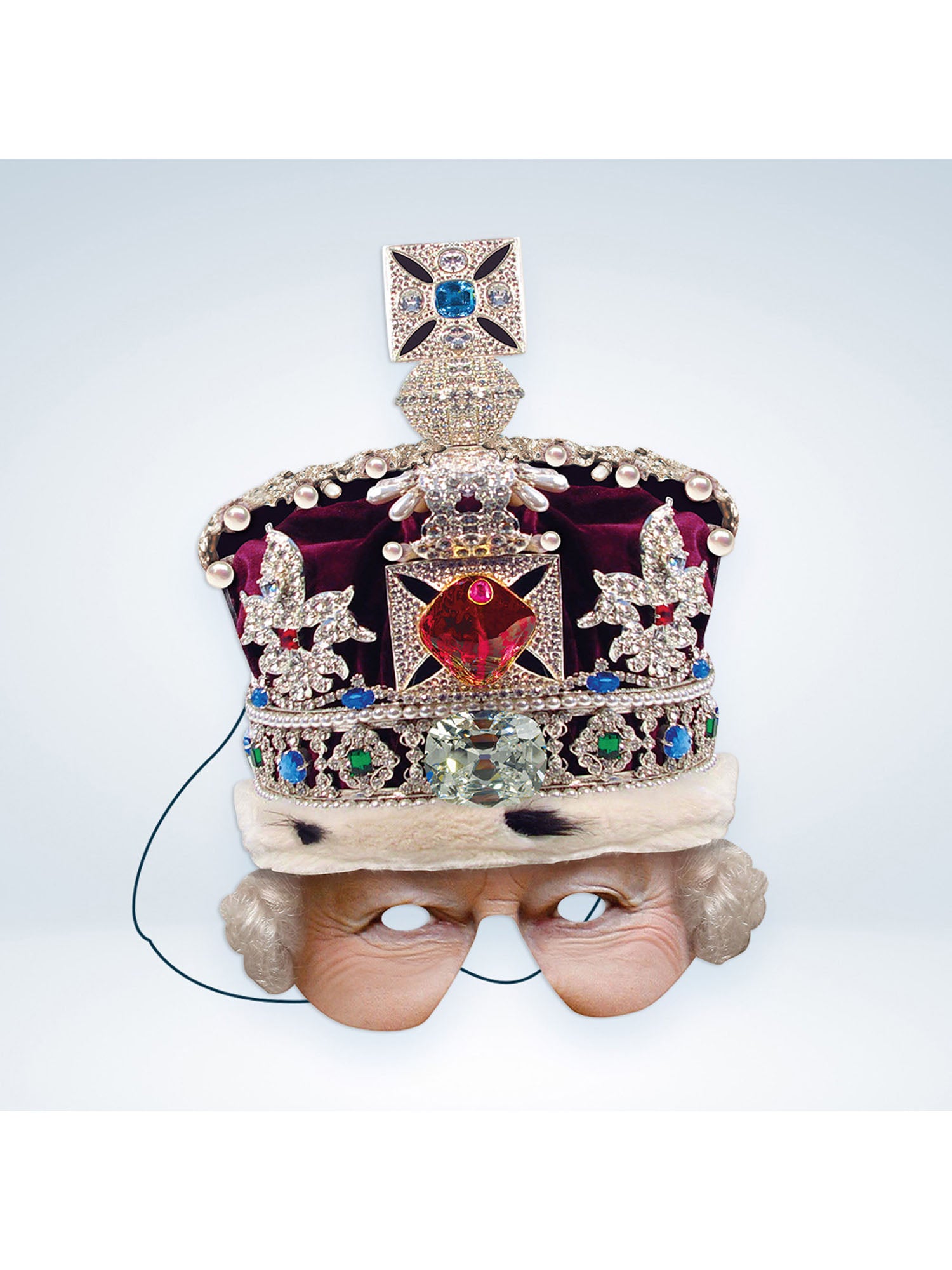CROWNED QUEEN HALF MASK