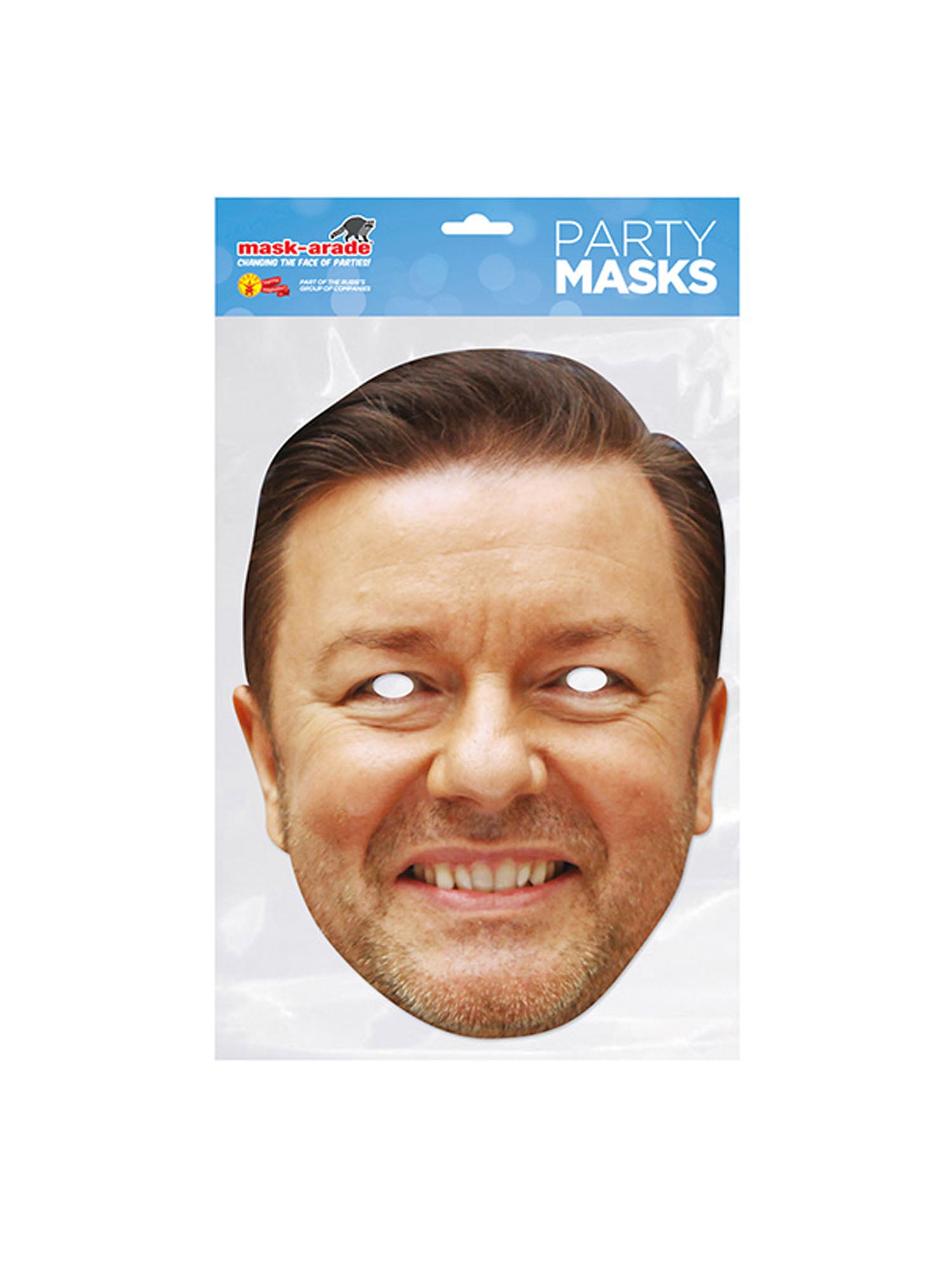 Ricky Gervais Celebrity Face Mask