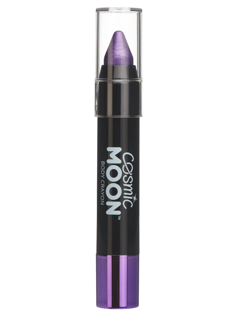 Cosmic Moon Metallic Body Crayons, Purple - 1