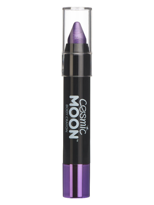Cosmic Moon Metallic Body Crayons, Purple - 2