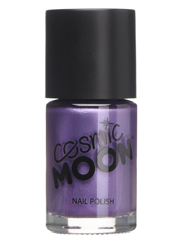 Cosmic Moon Metallic Nail Polish, Purple - 2