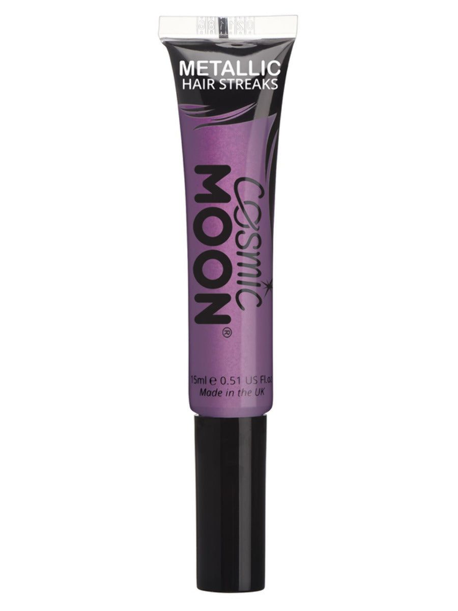 Cosmic Moon Metallic Hair Streaks, Purple - 1