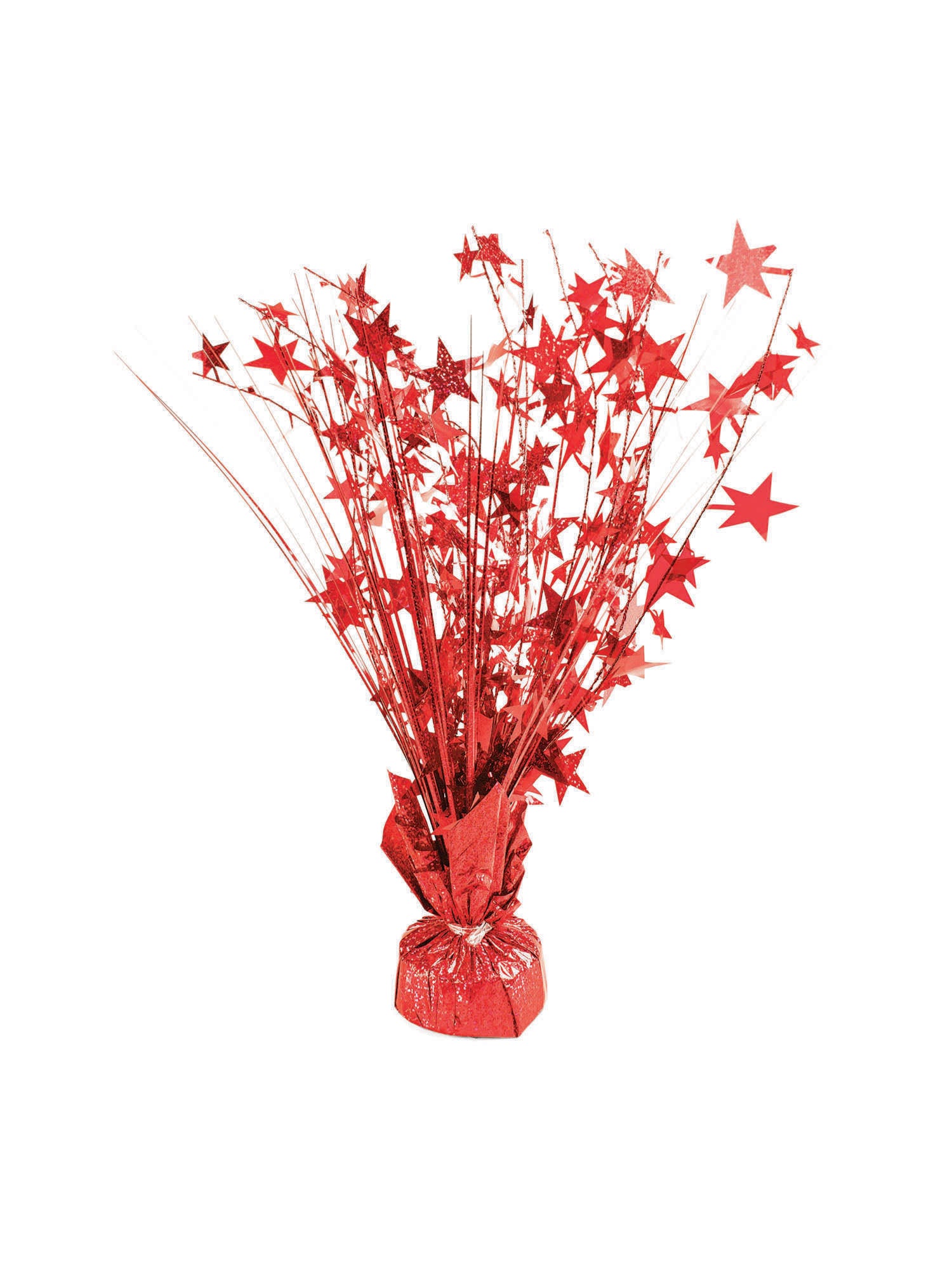 Balloon Wght Star Red Holographic
