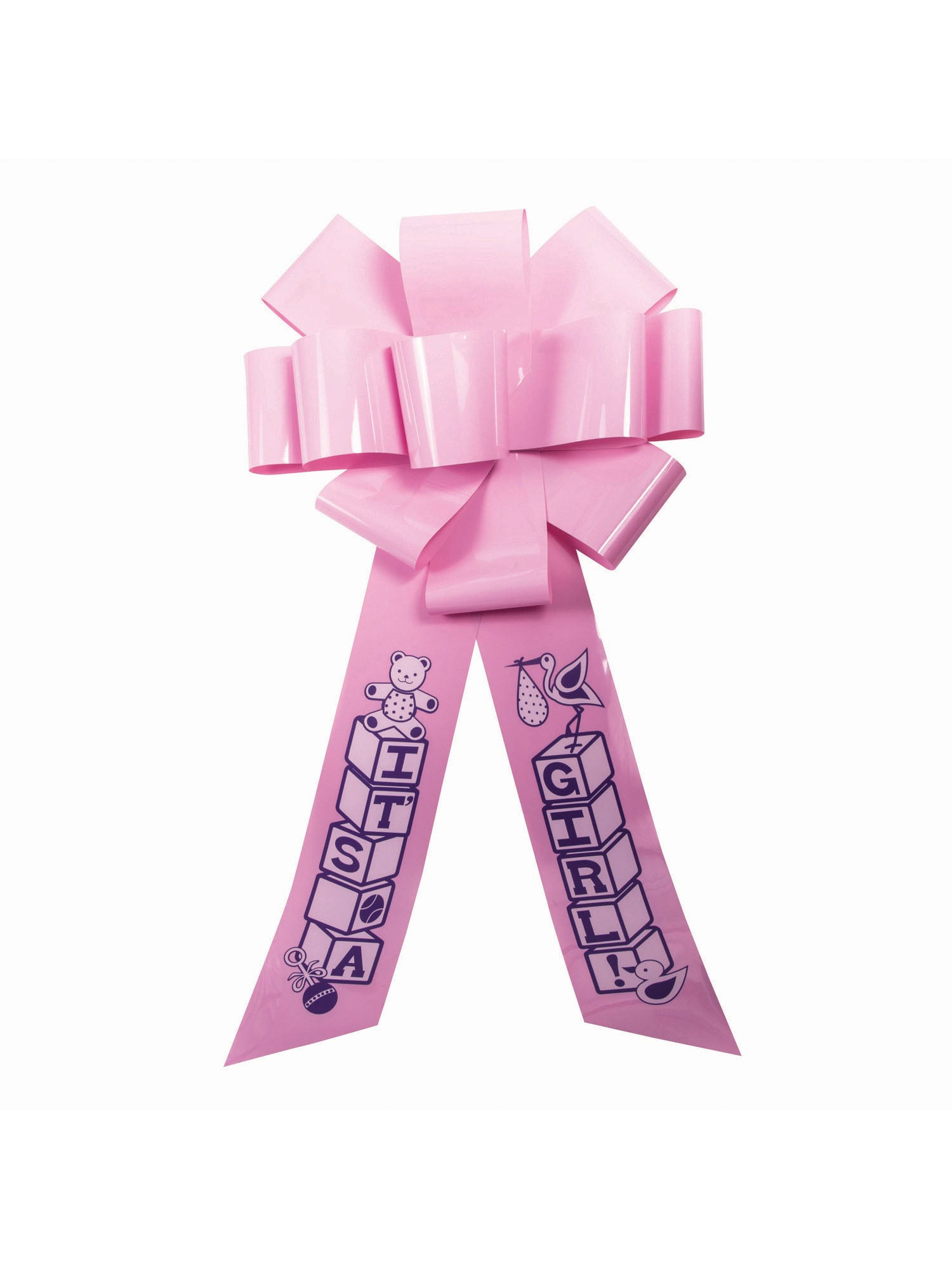Celebration Door Bow Its A Girl Pink
