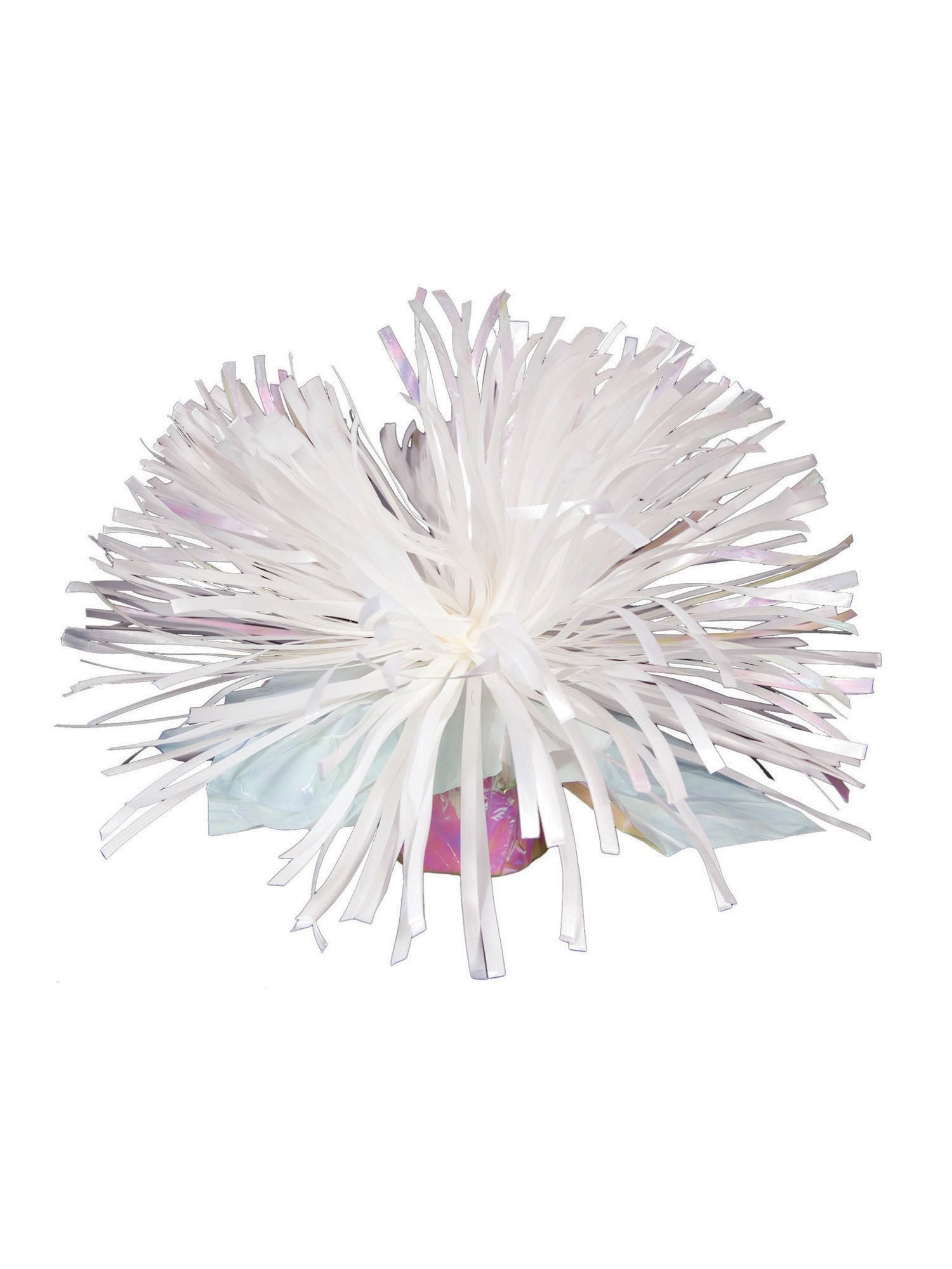 Balloon Wght Cnt White Iridescent