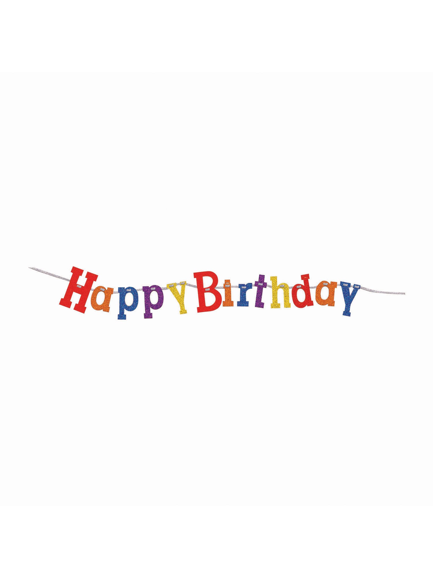 Birthday Diamond Banner Multi 27cm