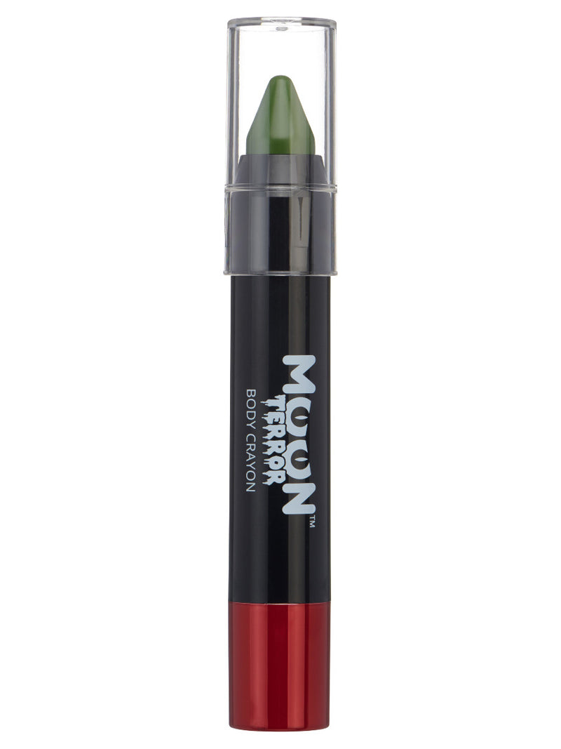 Moon Terror Halloween Body Crayons, Green - 1