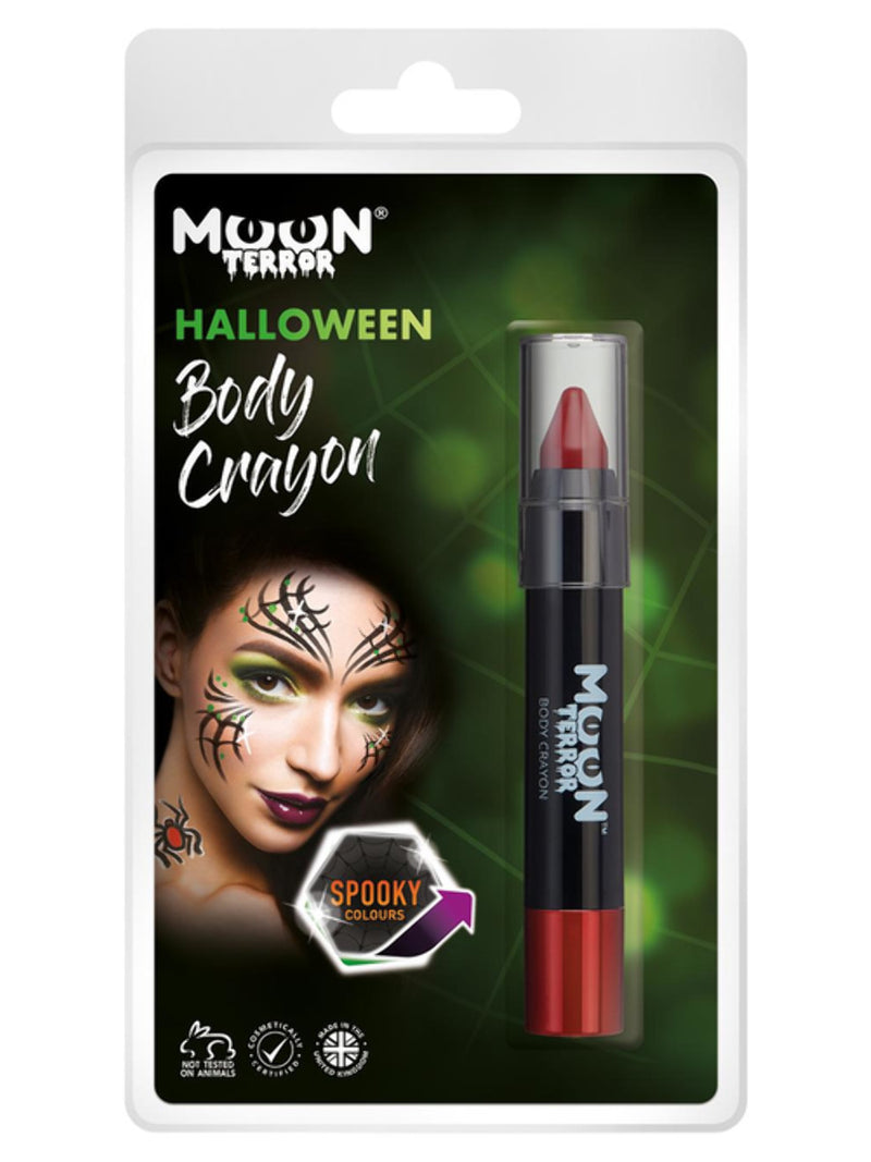 Moon Terror Halloween Body Crayon, Red - 1