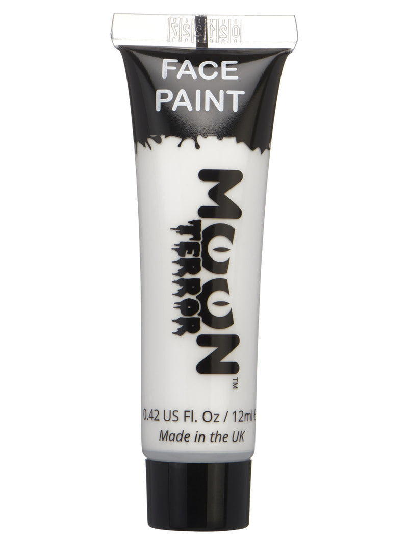 Moon Terror Halloween Face & Body Paint, White - 1
