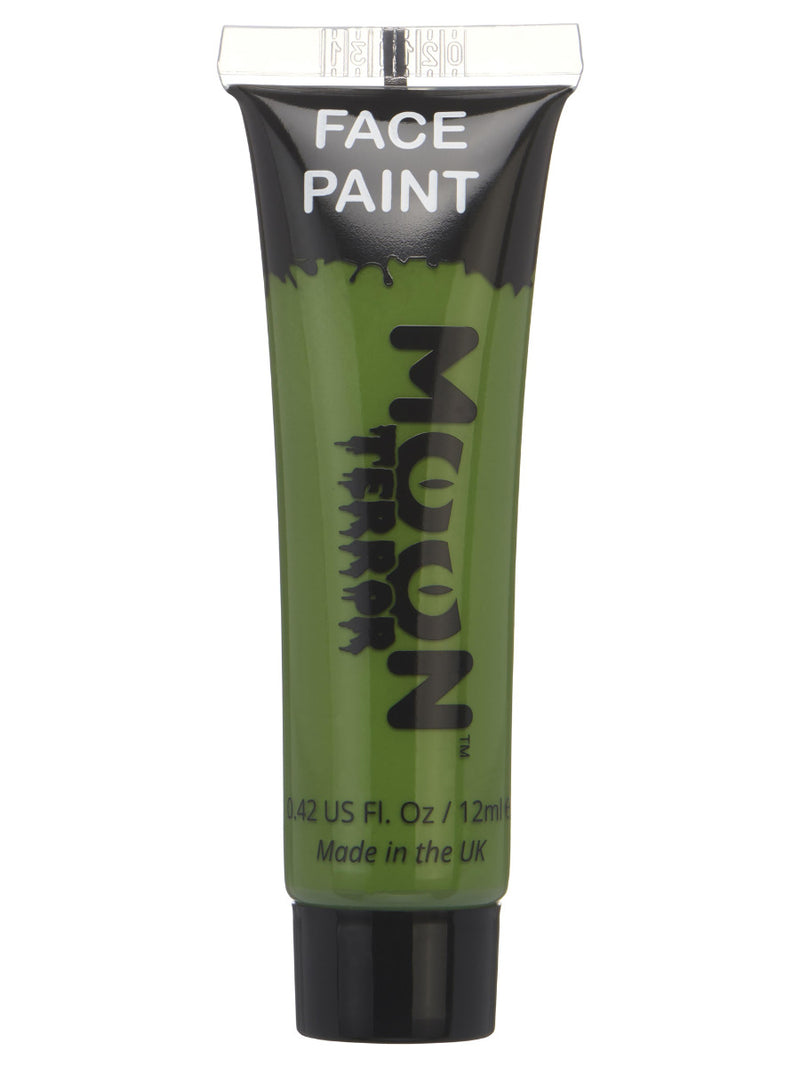 Moon Terror Halloween Face & Body Paint, Green - 1