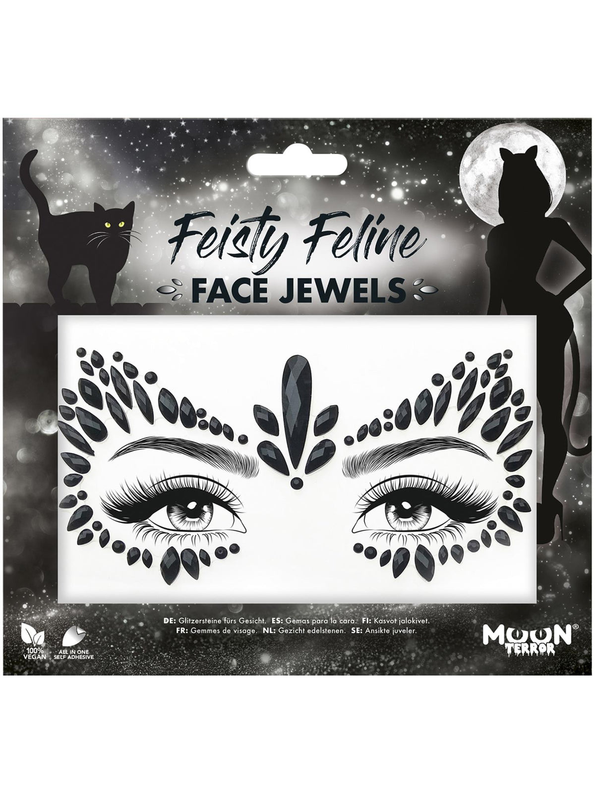 Moon Terror Face Jewels, Feisty Feline 1